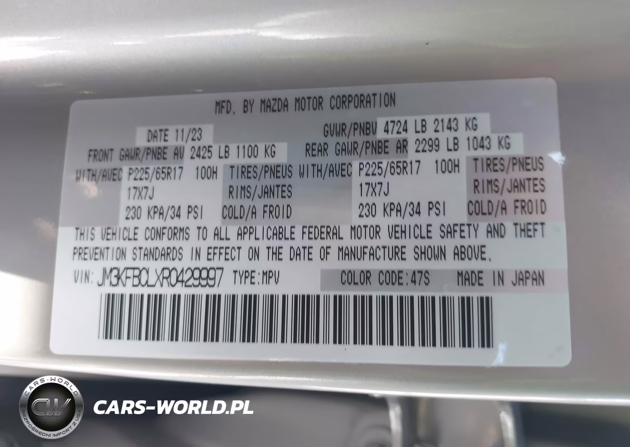 2024 Mazda Cx-5 2.5 S Preferred VIN:JM3KFBCLXR0429997 - 9