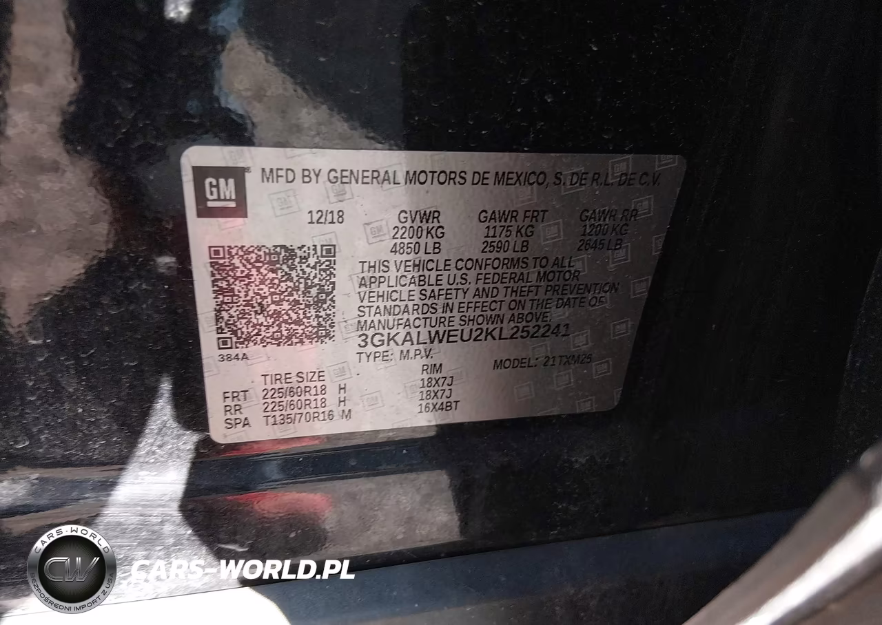 2019 GMC Terrain Slt Diesel VIN:3GKALWEU2KL252241 - 9