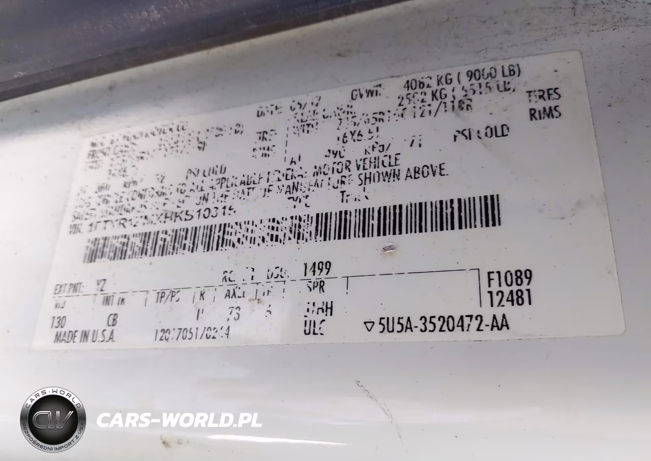 2017 Ford Transit-250 VIN:1FTYR1ZMXHKB10316 - 17