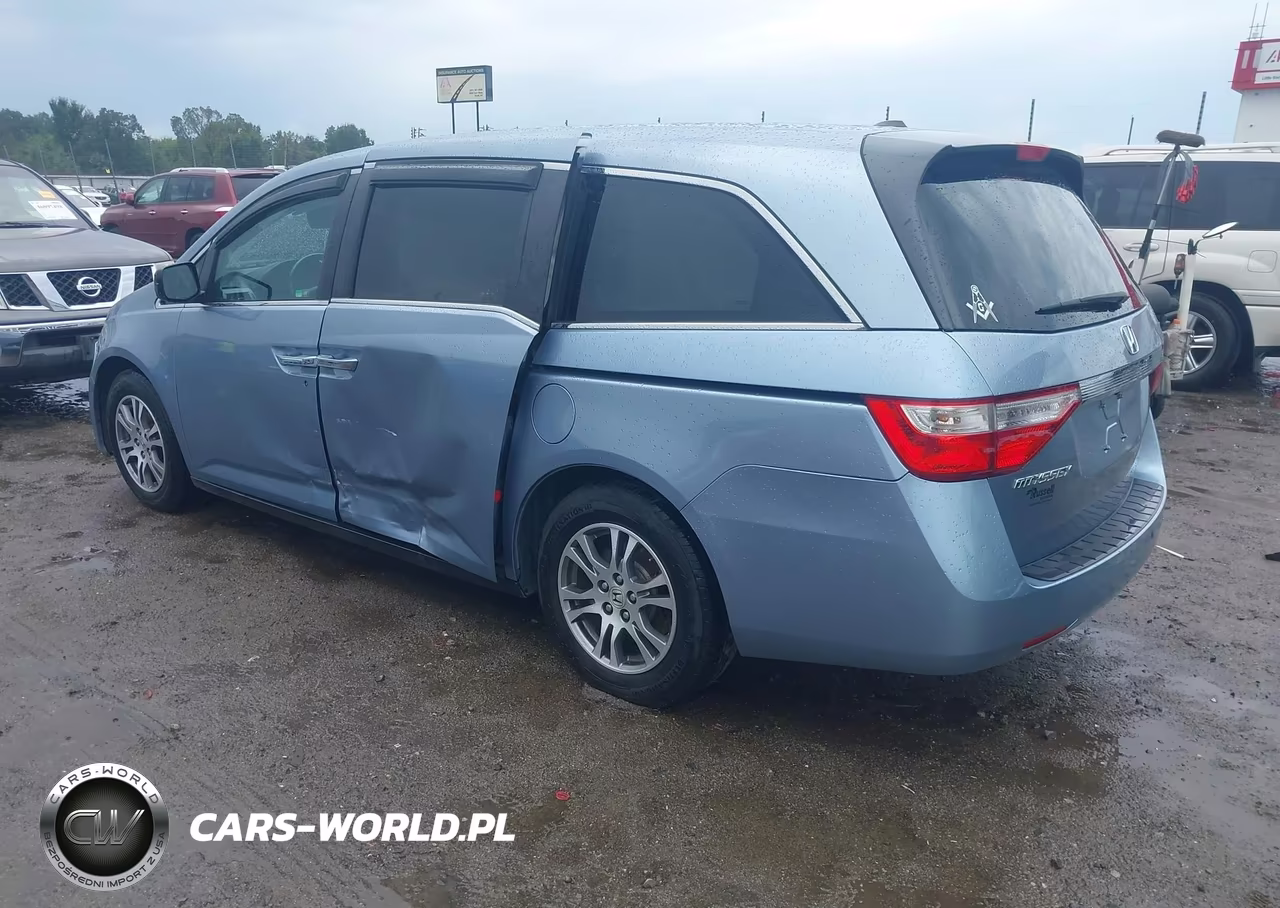 2012 Honda Odyssey Ex-L VIN:5FNRL5H62CB062509 - 3