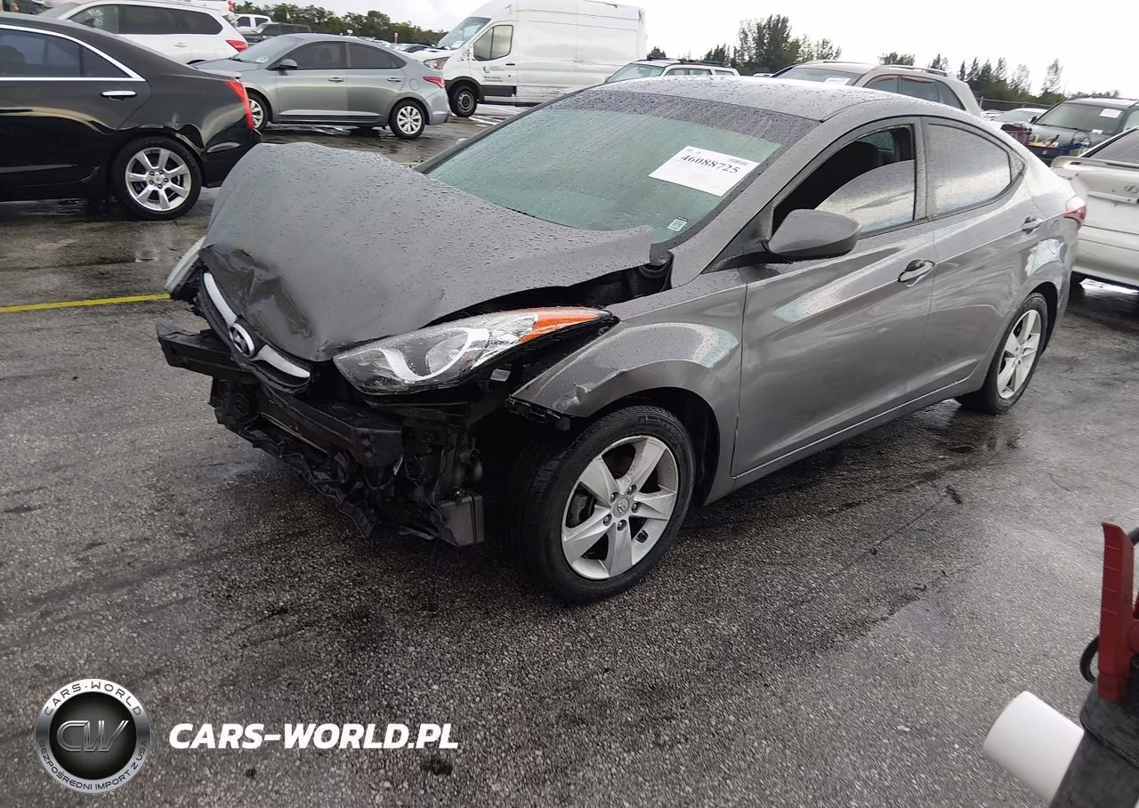 2013 Hyundai Elantra Gls VIN:5NPDH4AE5DH249706 - 2