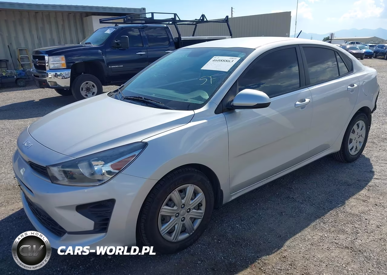 2022 Kia Rio Lx VIN:3KPA24AD7NE437919 - 2