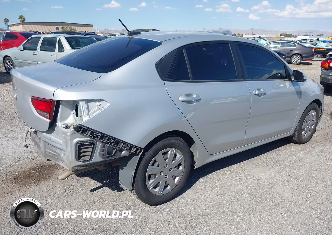 2022 Kia Rio Lx VIN:3KPA24AD7NE437919 - 4