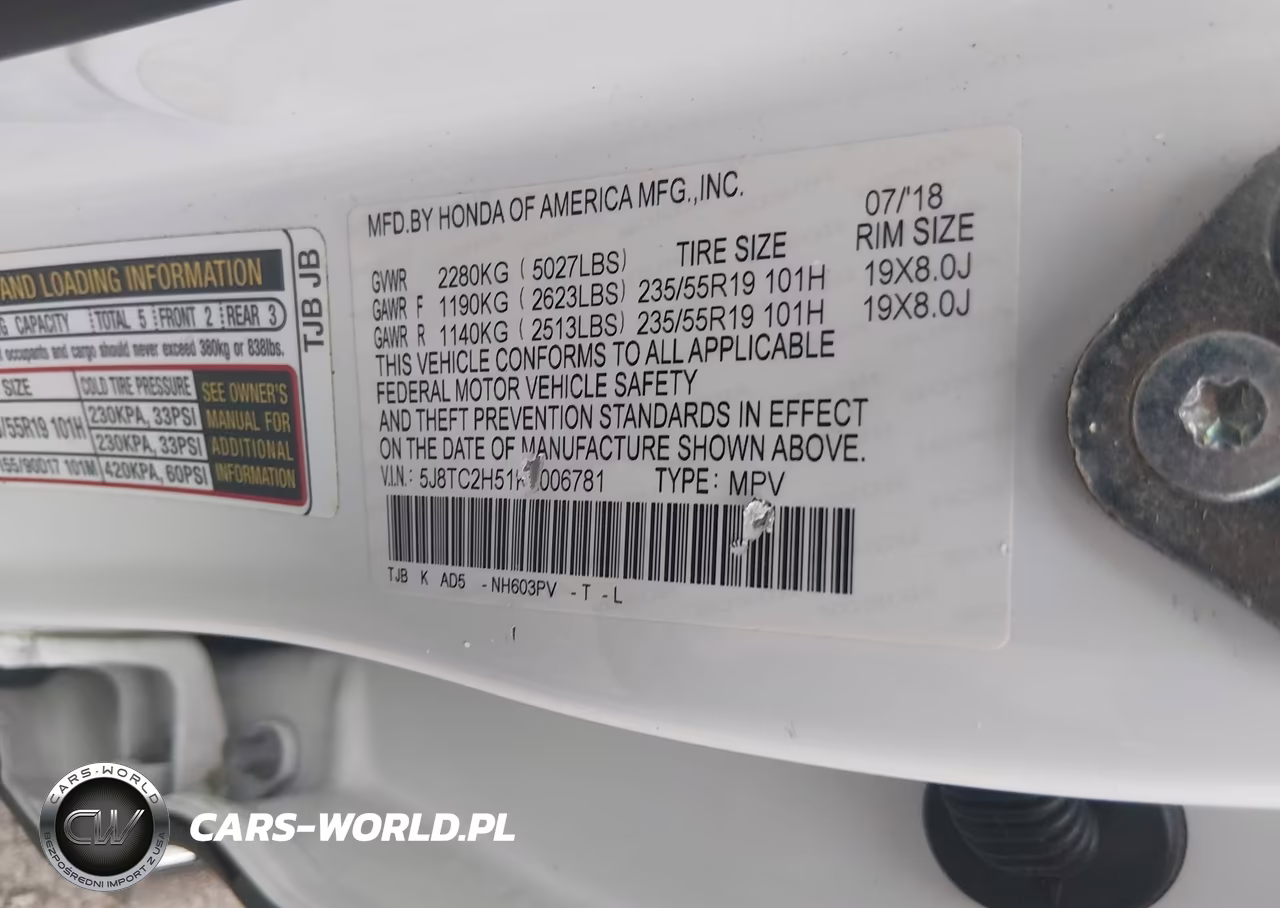 2019 Acura Rdx Technology Package VIN:5J8TC2H51KL006781 - 9