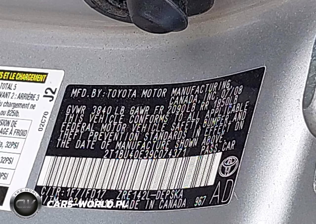 2009 Toyota Corolla S VIN:2T1BU40E39C074371 - 9