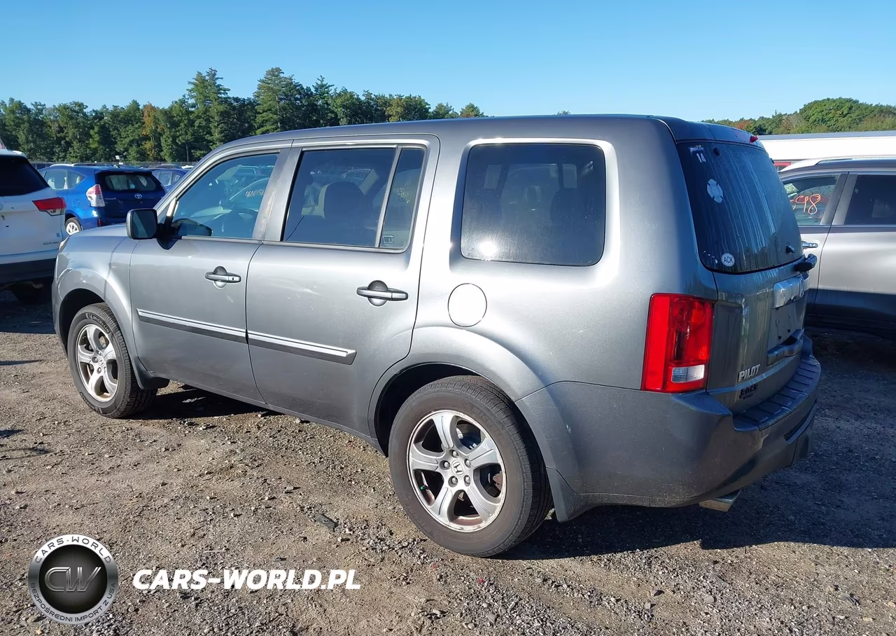 2013 Honda Pilot Ex-L VIN:5FNYF4H5XDB075417 - 3