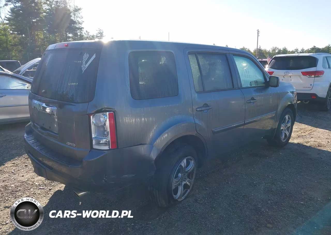 2013 Honda Pilot Ex-L VIN:5FNYF4H5XDB075417 - 4