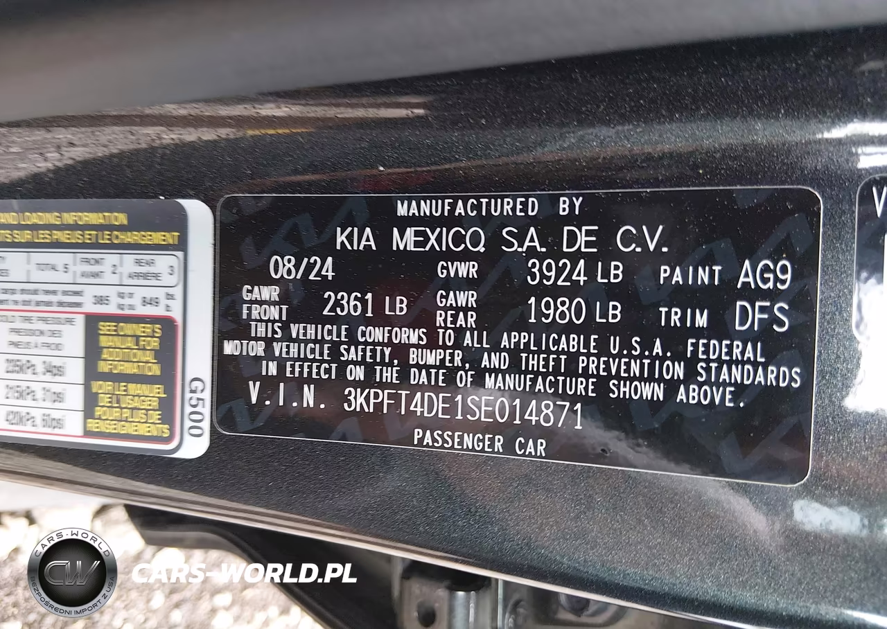2025 Kia K4 Lxs VIN:3KPFT4DE1SE014871 - 9