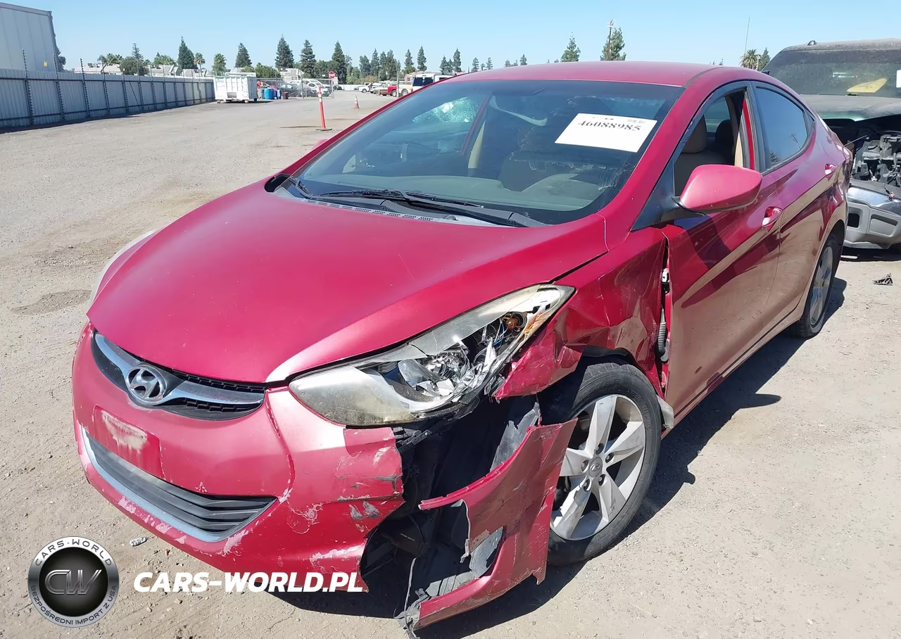 2013 Hyundai Elantra Gls VIN:KMHDH4AE2DU935168 - 2