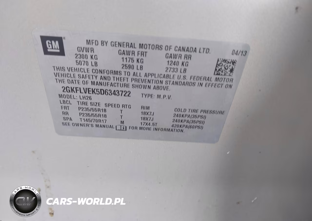2013 GMC Terrain Slt-1 VIN:2GKFLVEK5D6343722 - 9