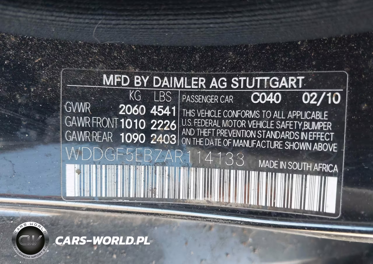 2010 Mercedes-Benz C 300 Luxury-Sport VIN:WDDGF5EB7AR114133 - 9