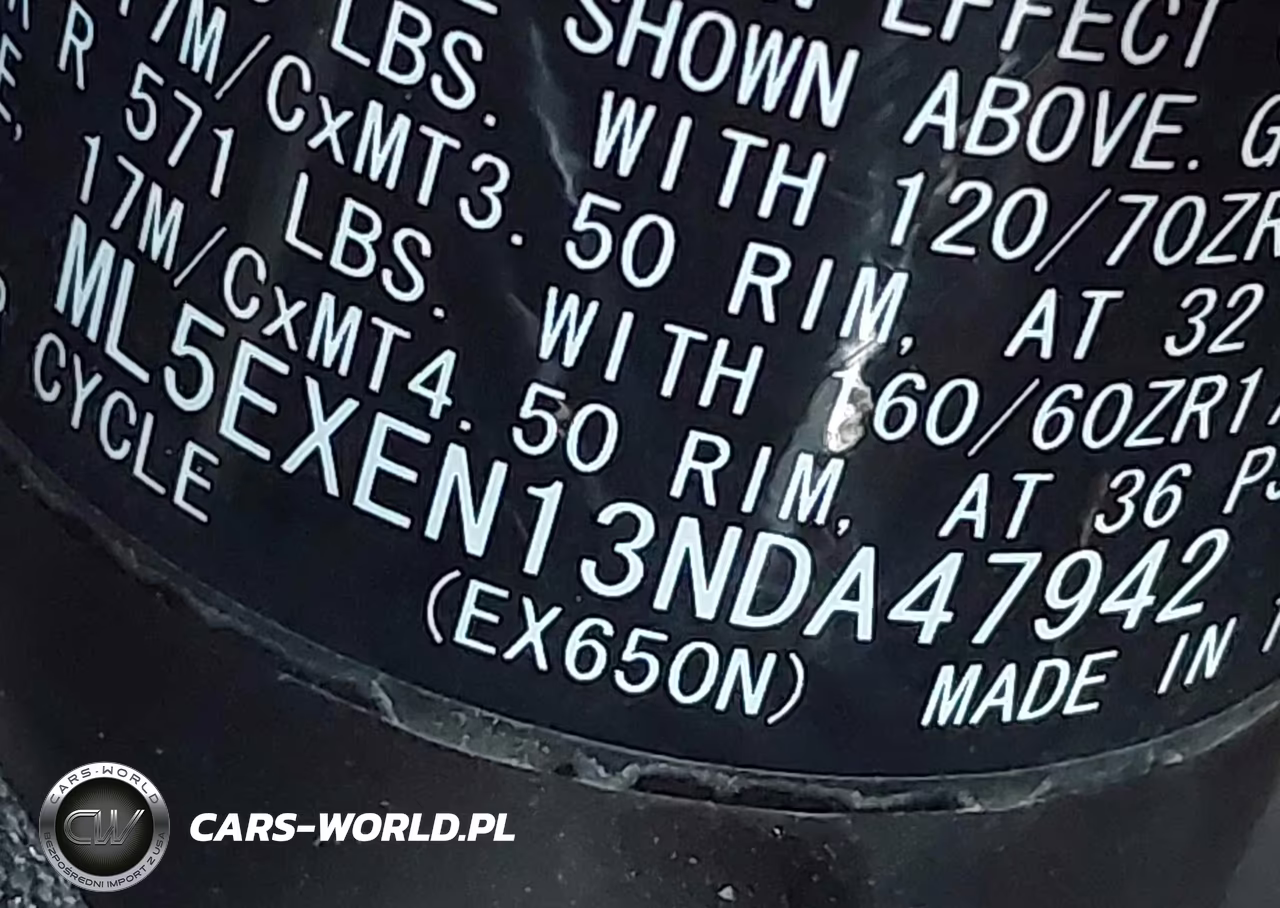 2022 Kawasaki Ex650 N VIN:ML5EXEN13NDA47942 - 10