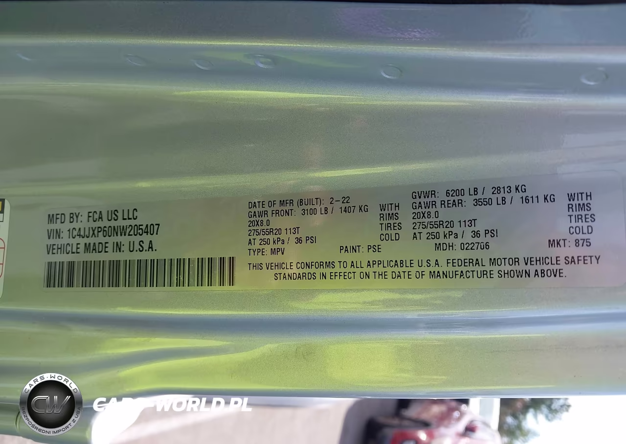 2022 Jeep Wrangler 4Xe Unlimited Sahara 4X4 VIN:1C4JJXP60NW205407 - 9