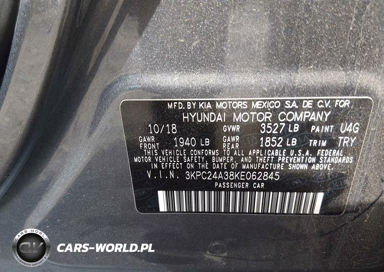 2019 Hyundai Accent Se VIN:3KPC24A38KE062845 - 9