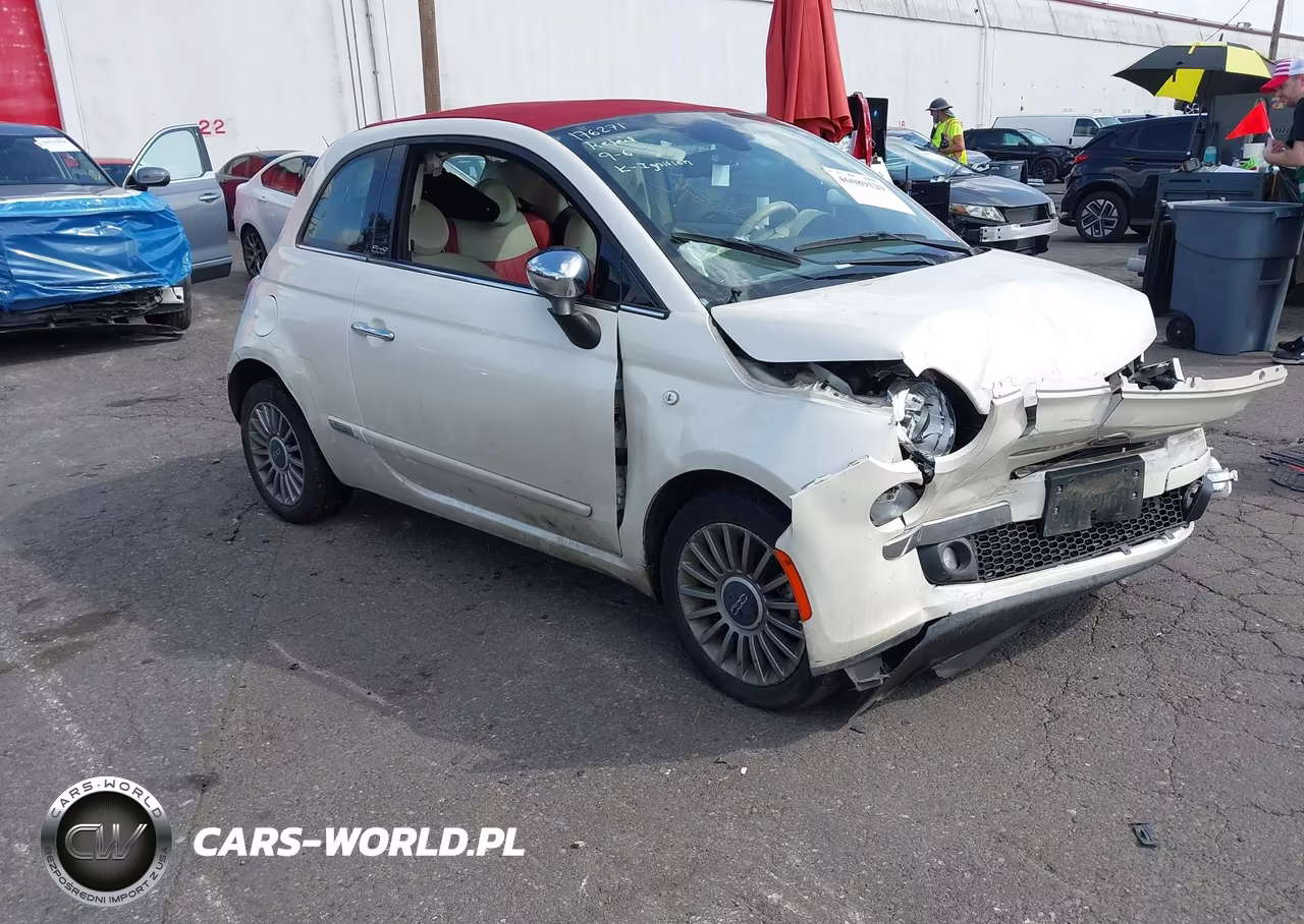 2012 Fiat 500C Lounge VIN:3C3CFFER7CT189005 - 1