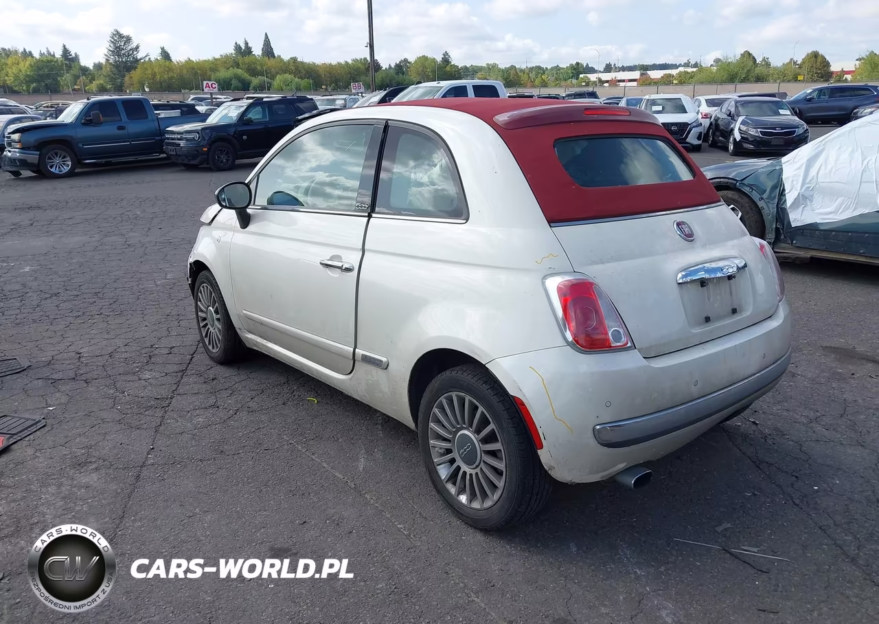 2012 Fiat 500C Lounge VIN:3C3CFFER7CT189005 - 3
