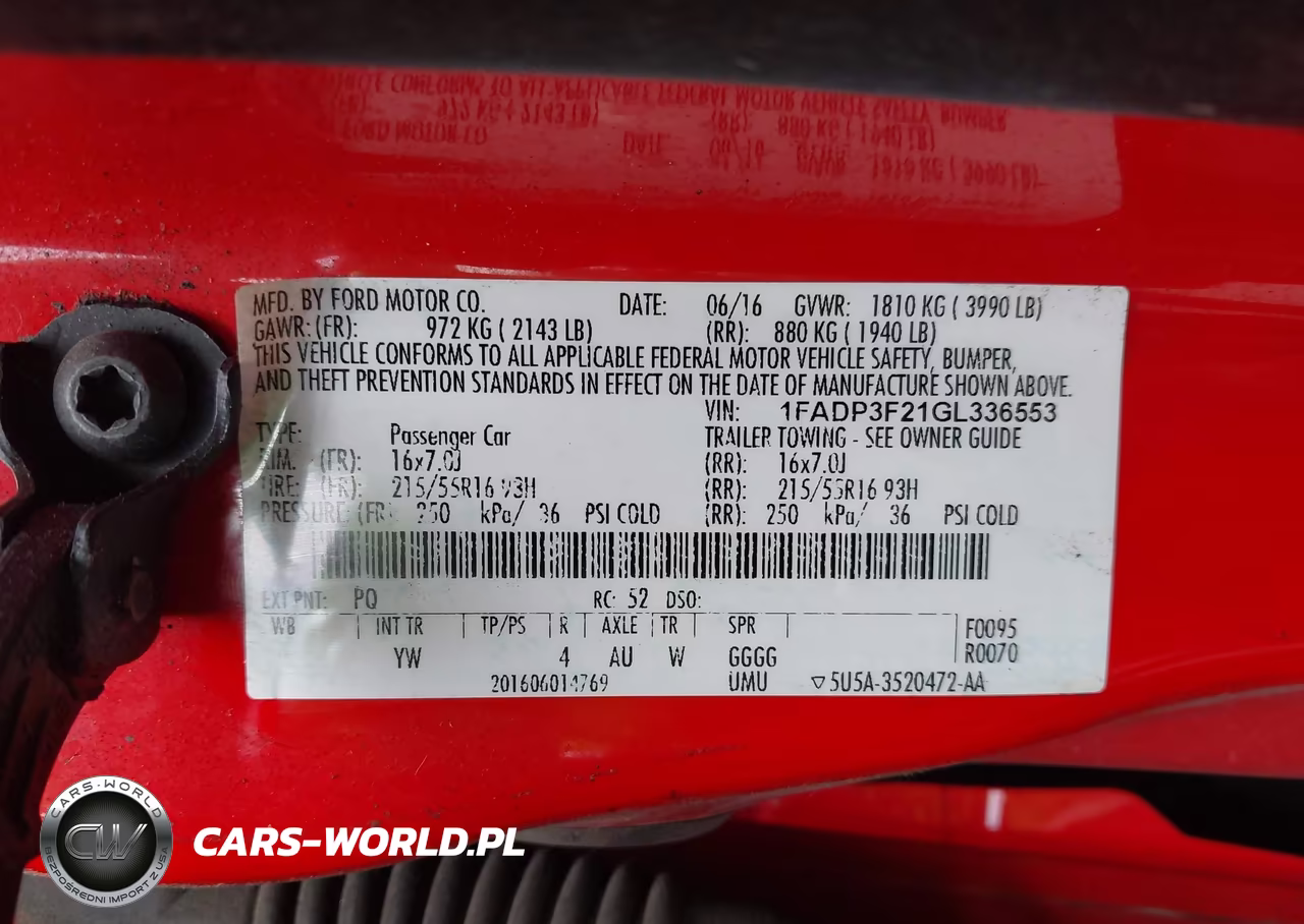 2016 Ford Focus Se VIN:1FADP3F21GL336553 - 9