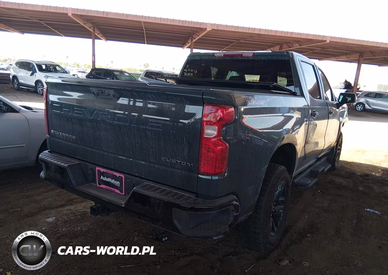 2025 Chevrolet Silverado 1500 4Wd Short Bed Custom Trail Boss VIN:3GCPKCEK3SG312039 - 4