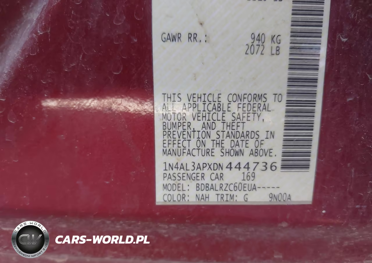 2013 Nissan Altima 2.5 S VIN:1N4AL3APXDN444736 - 9
