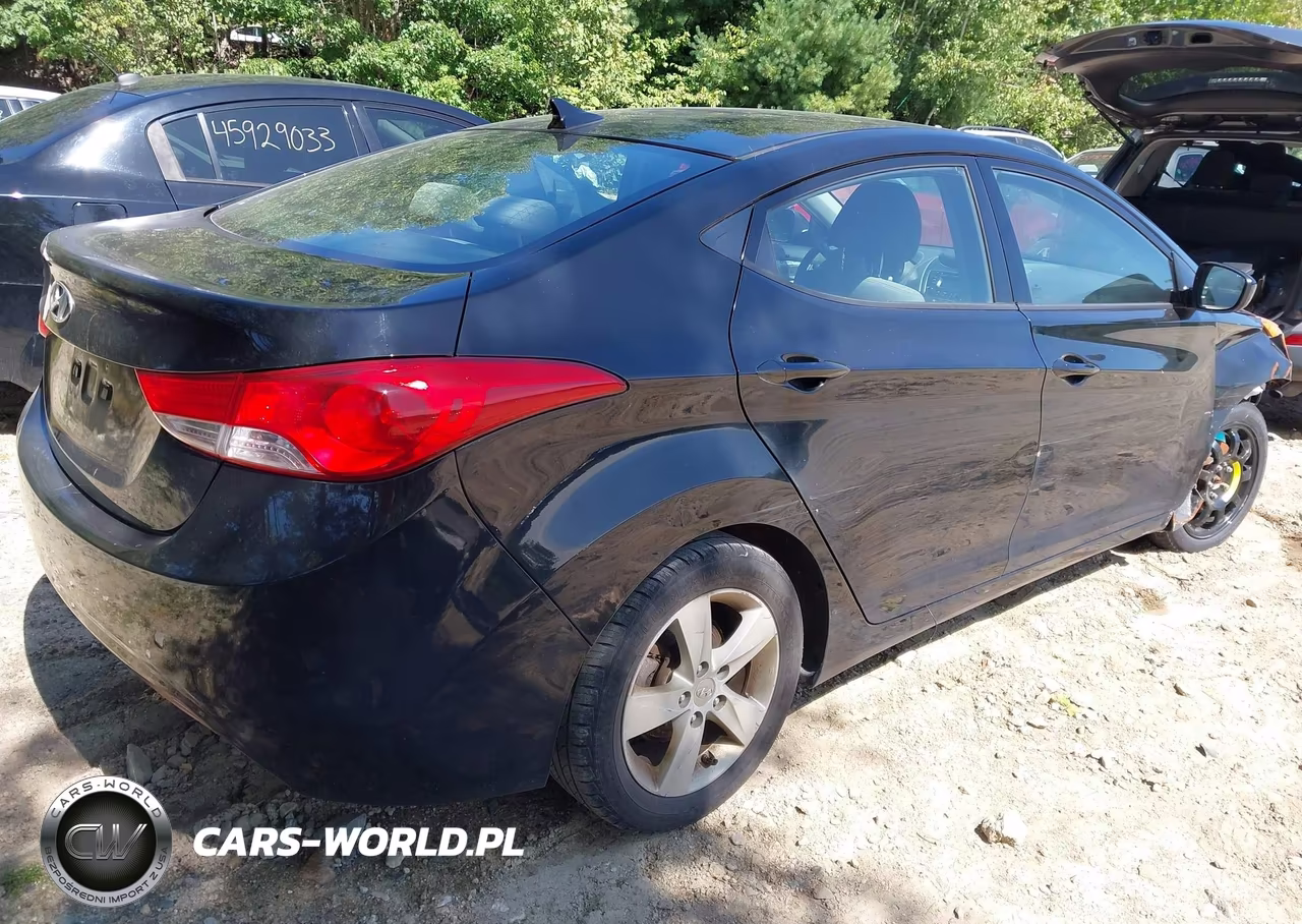 2013 Hyundai Elantra Gls VIN:KMHDH4AEXDU022514 - 4