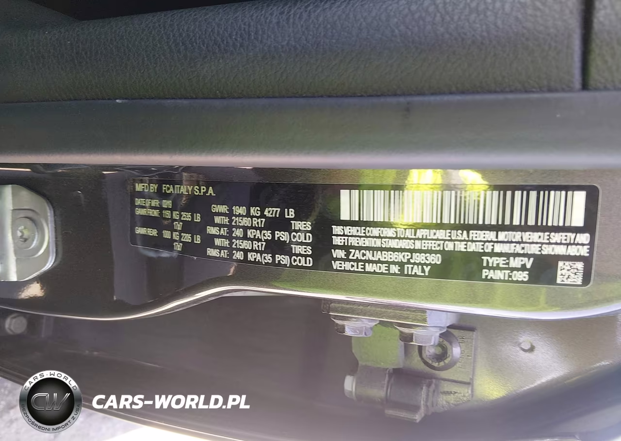 2019 Jeep Renegade Latitude Fwd VIN:ZACNJABB6KPJ98360 - 9