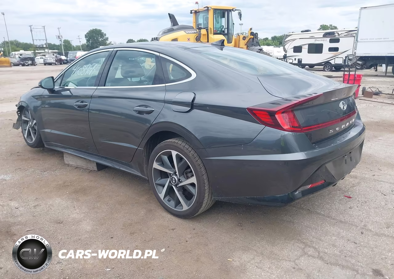 2022 Hyundai Sonata Sel Plus VIN:5NPEJ4J22NH136442 - 3