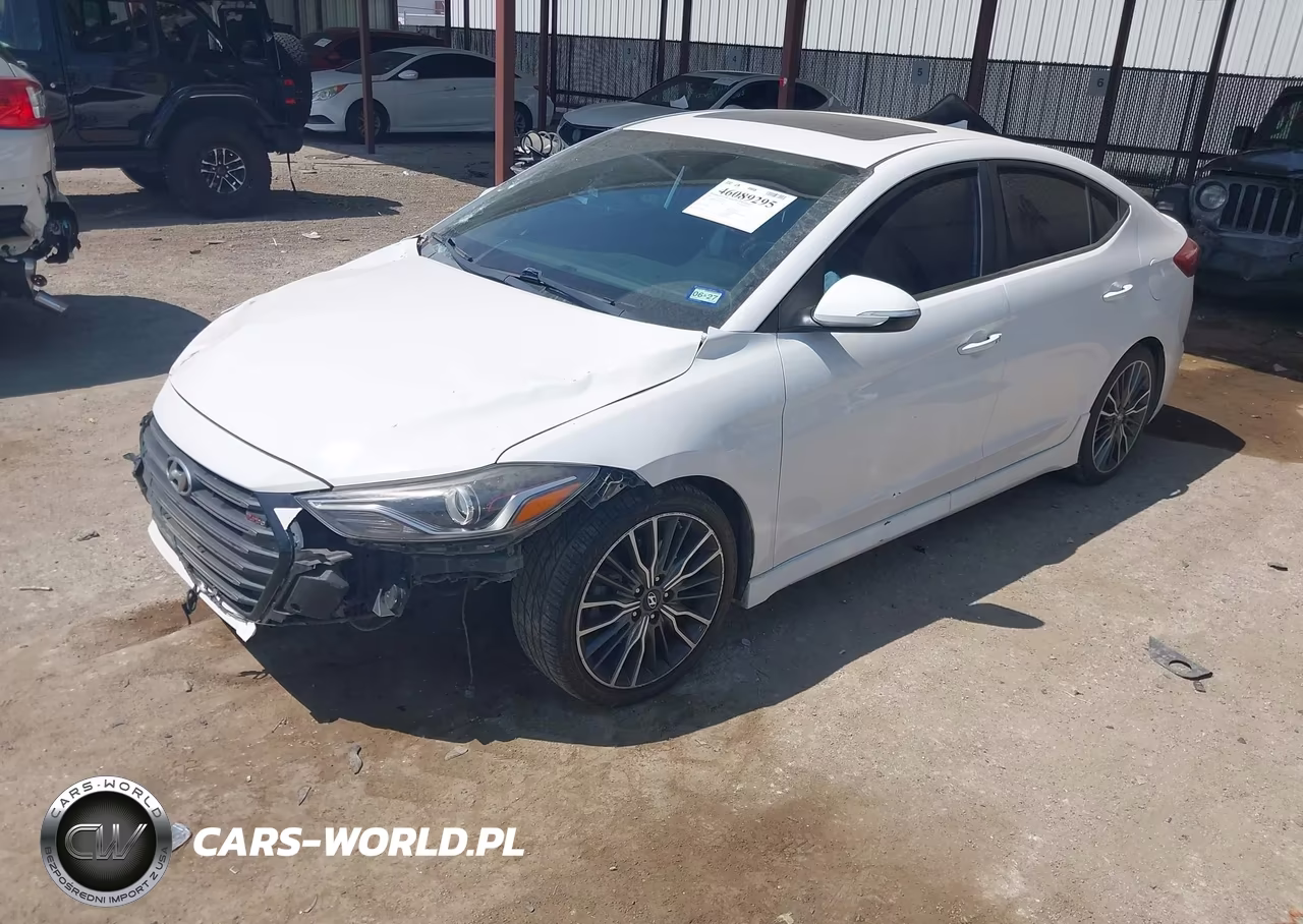 2018 Hyundai Elantra Sport VIN:KMHD04LB3JU557951 - 2