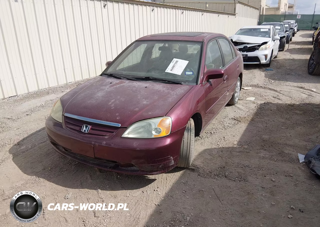 2003 Honda Civic Ex VIN:2HGES26793H548399 - 2