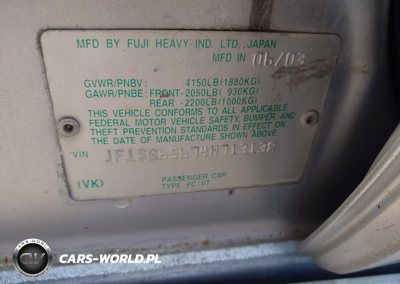 2004 Subaru Forester 2.5Xs VIN:JF1SG65674H713138 - 9
