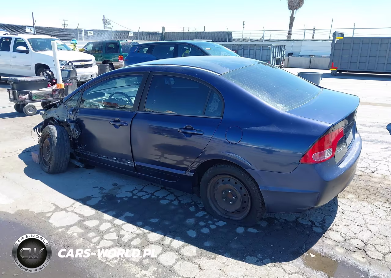 2008 Honda Civic Lx VIN:2HGFA16548H531162 - 3