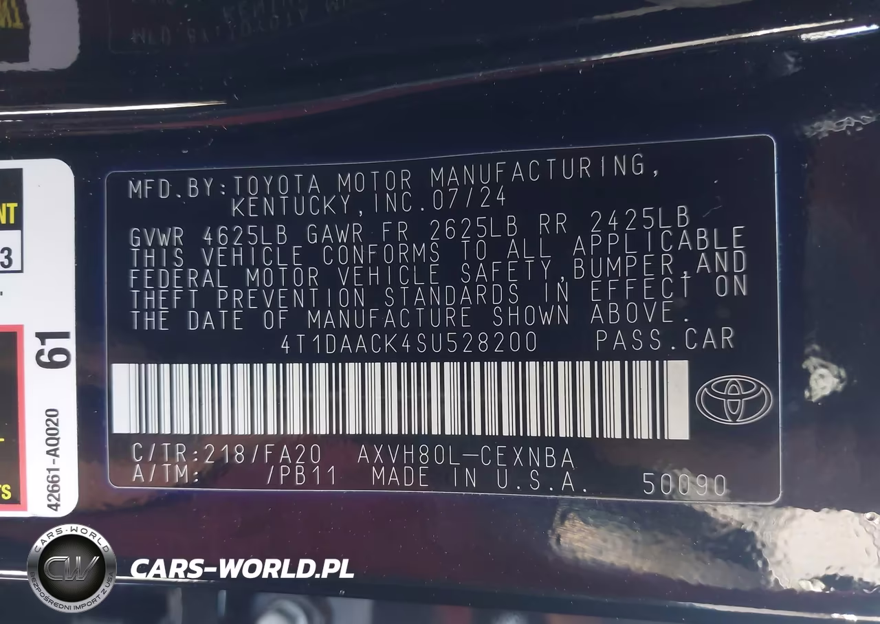 2025 Toyota Camry Le VIN:4T1DAACK4SU528200 - 9