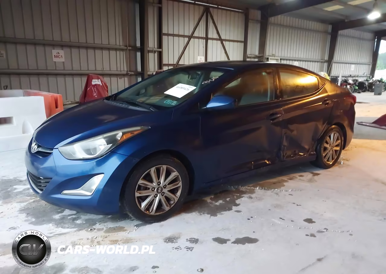 2016 Hyundai Elantra Se VIN:5NPDH4AE1GH659133 - 2