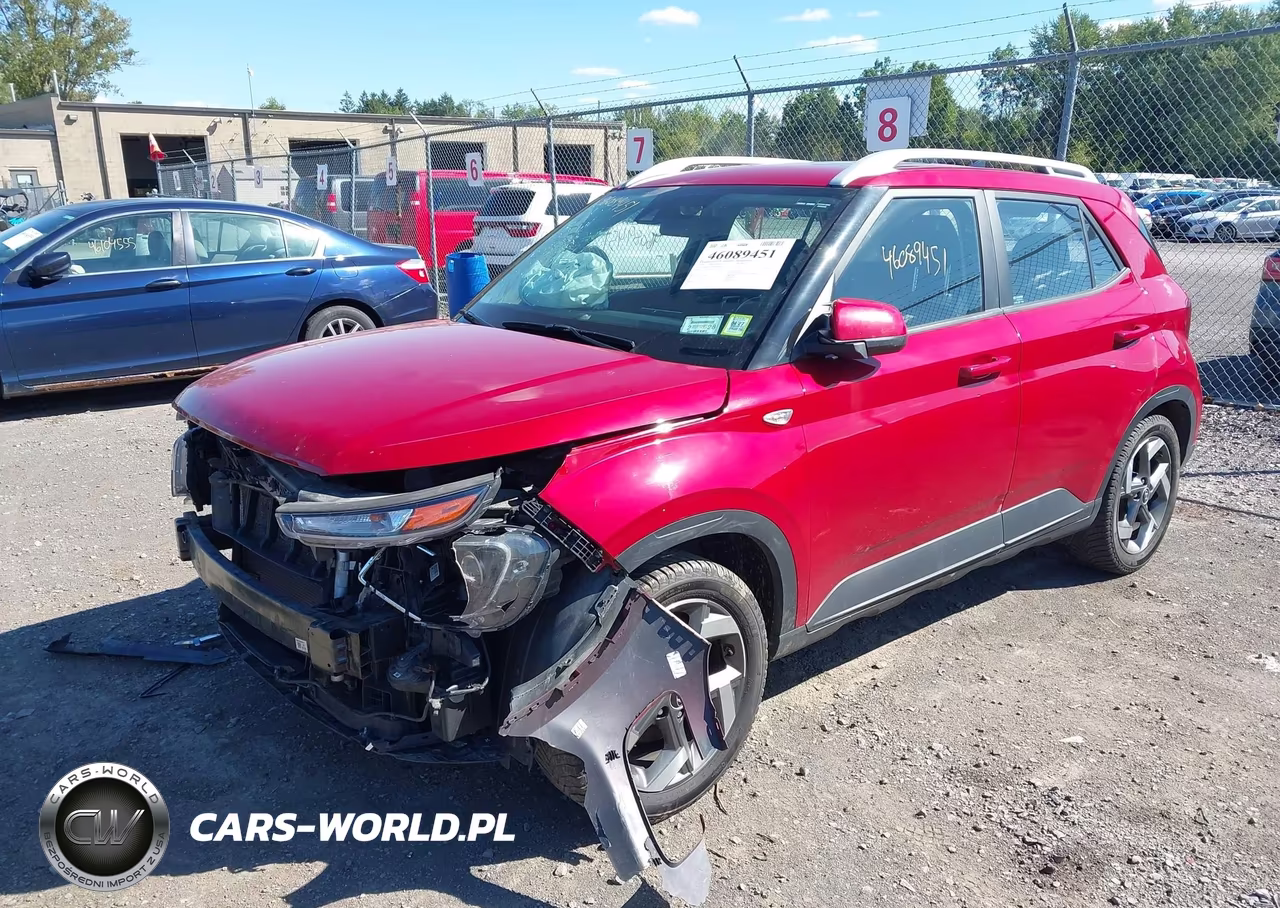 2022 Hyundai Venue Sel VIN:KMHRC8A34NU156608 - 2