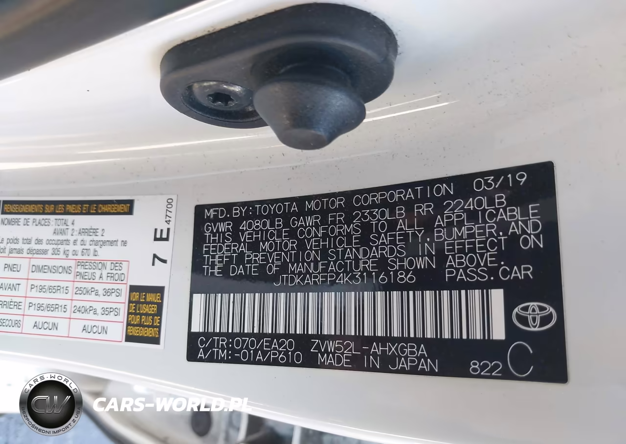 2019 Toyota Prius Prime Premium VIN:JTDKARFP4K3116186 - 9