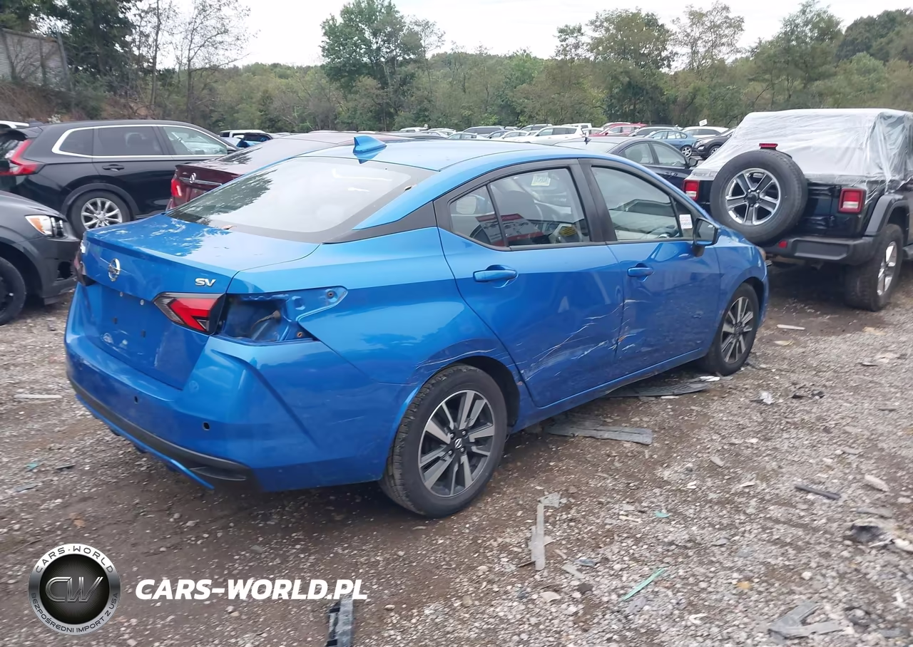 2021 Nissan Versa Sv Xtronic Cvt VIN:3N1CN8EV3ML862612 - 4