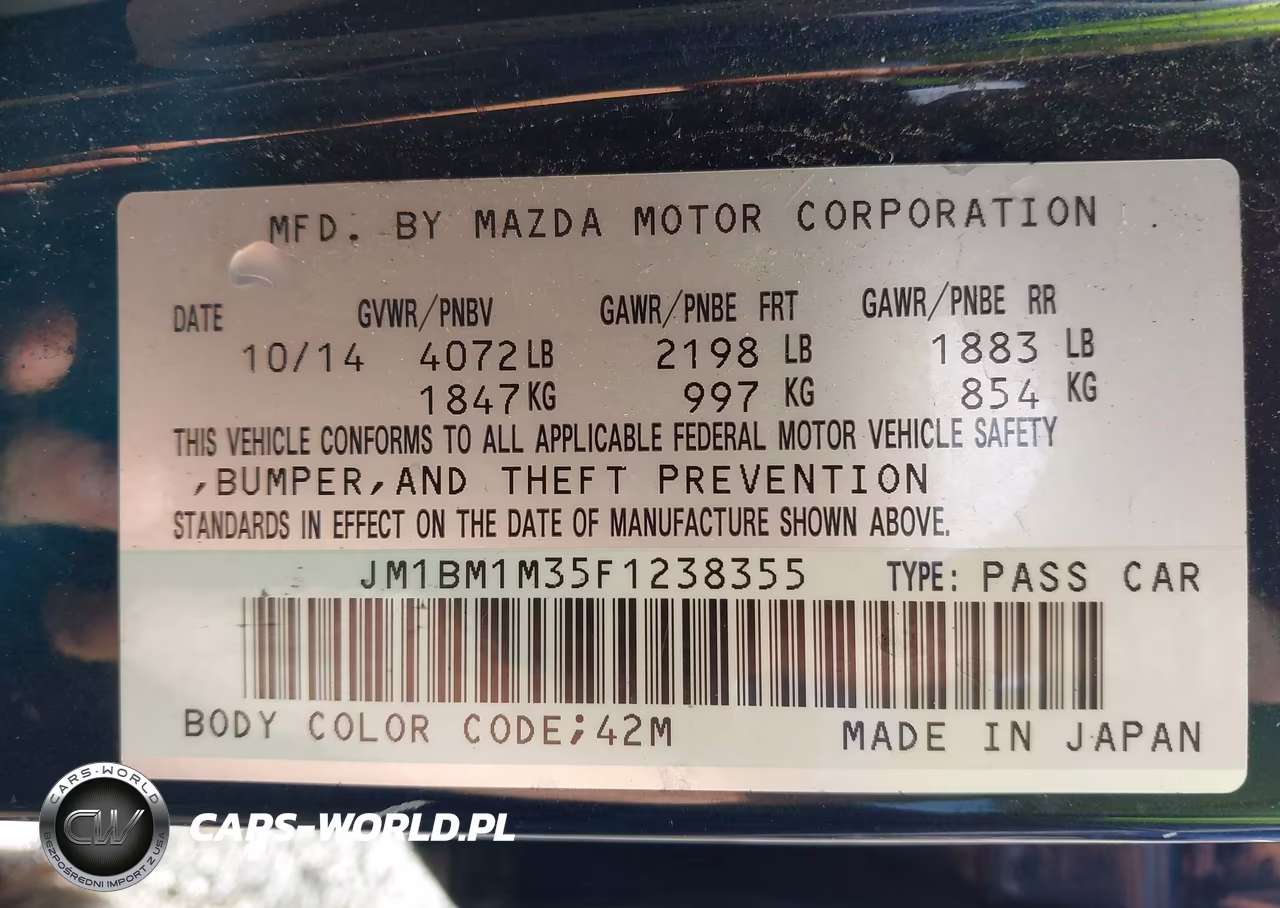 2015 Mazda Mazda3 S Grand Touring VIN:JM1BM1M35F1238355 - 9