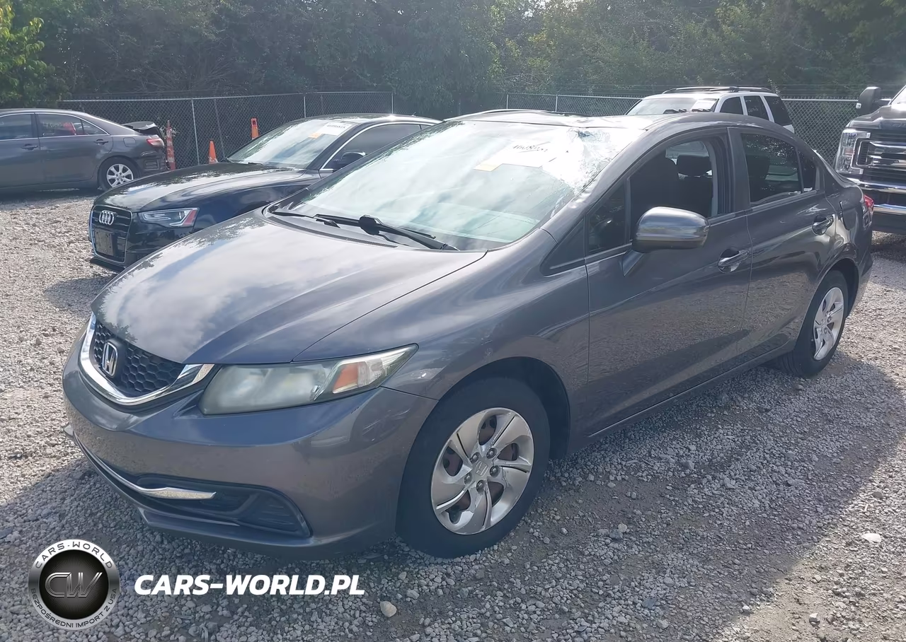 2014 Honda Civic Lx VIN:19XFB2F51EE014555 - 2