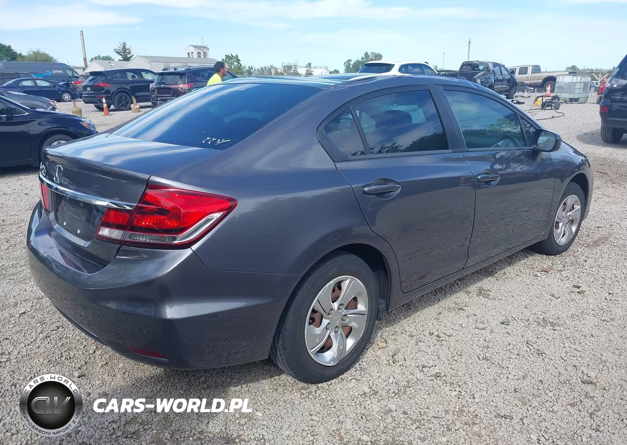 2014 Honda Civic Lx VIN:19XFB2F51EE014555 - 4