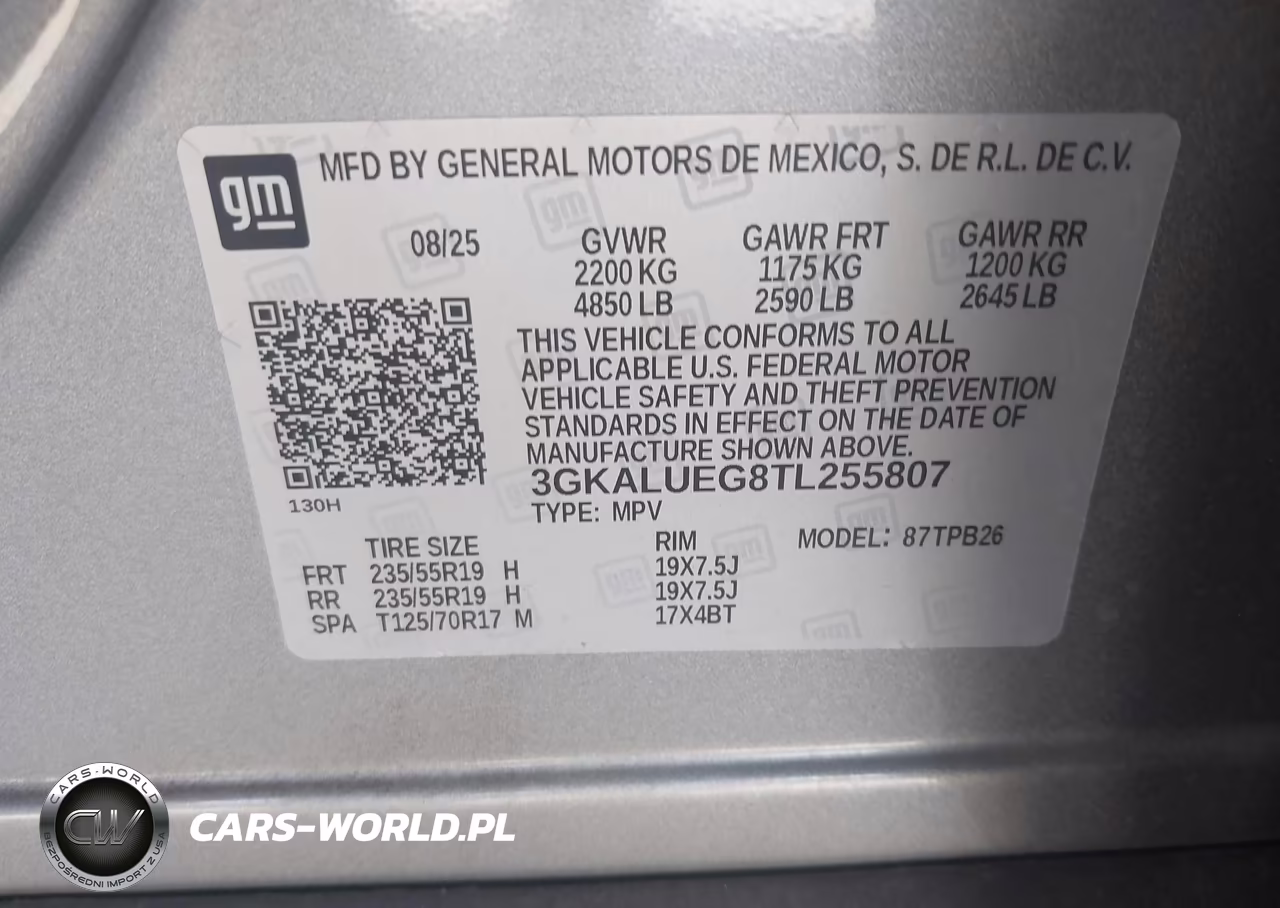 2026 GMC Terrain Awd Elevation VIN:3GKALUEG8TL255807 - 9