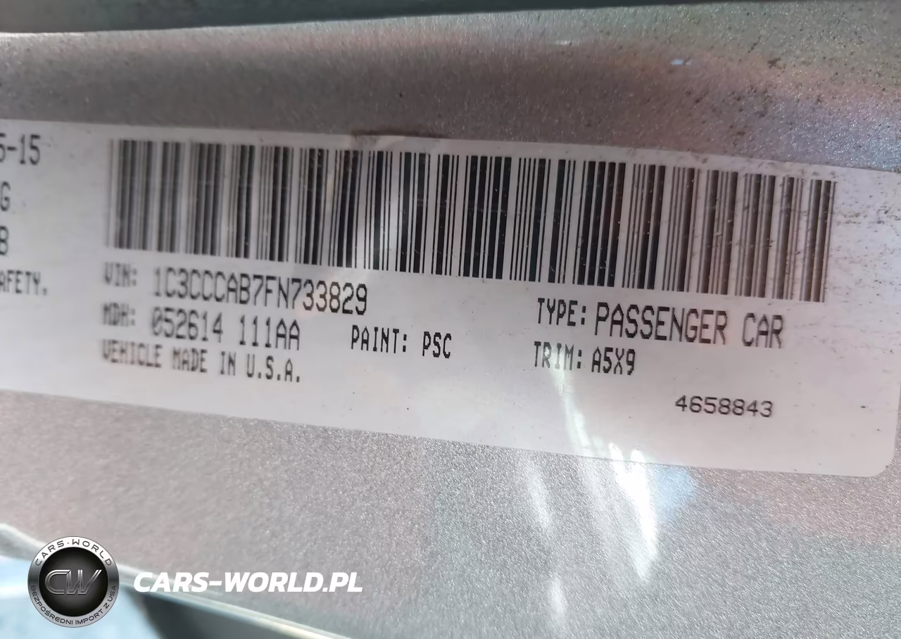2015 Chrysler 200 Limited VIN:1C3CCCAB7FN733829 - 9