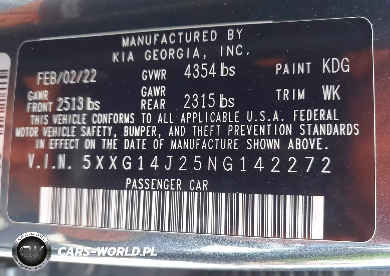 2022 Kia K5 Lxs VIN:5XXG14J25NG142272 - 9