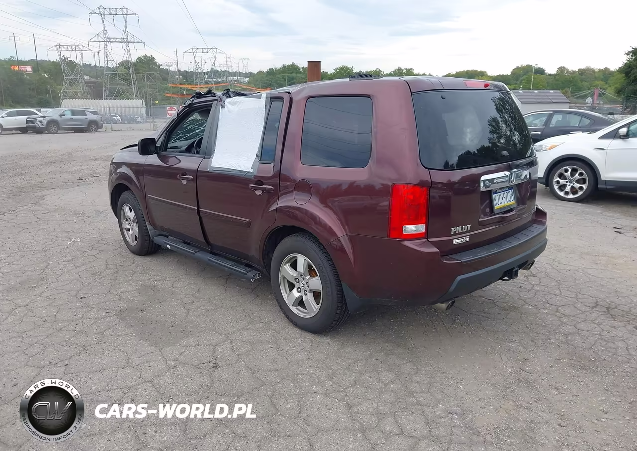 2009 Honda Pilot Ex-L VIN:5FNYF48539B026387 - 3
