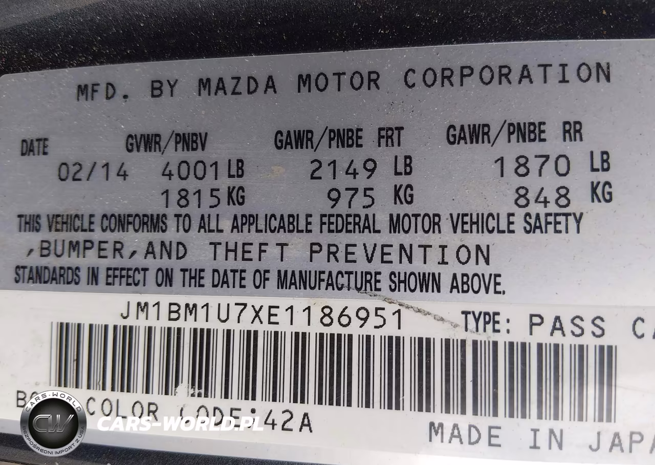 2014 Mazda Mazda3 I Sport VIN:JM1BM1U7XE1186951 - 9