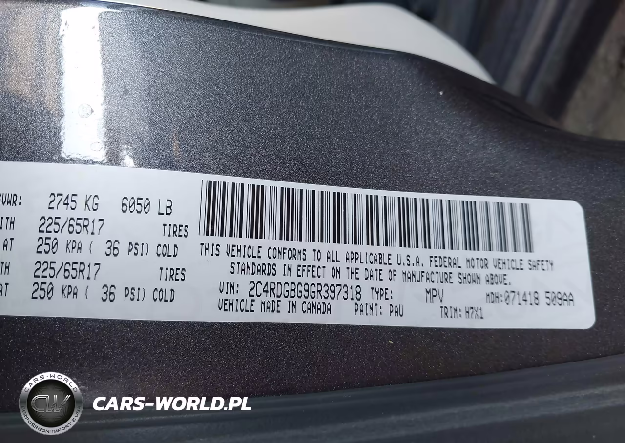 2016 Dodge Grand Caravan Se VIN:2C4RDGBG9GR397318 - 9