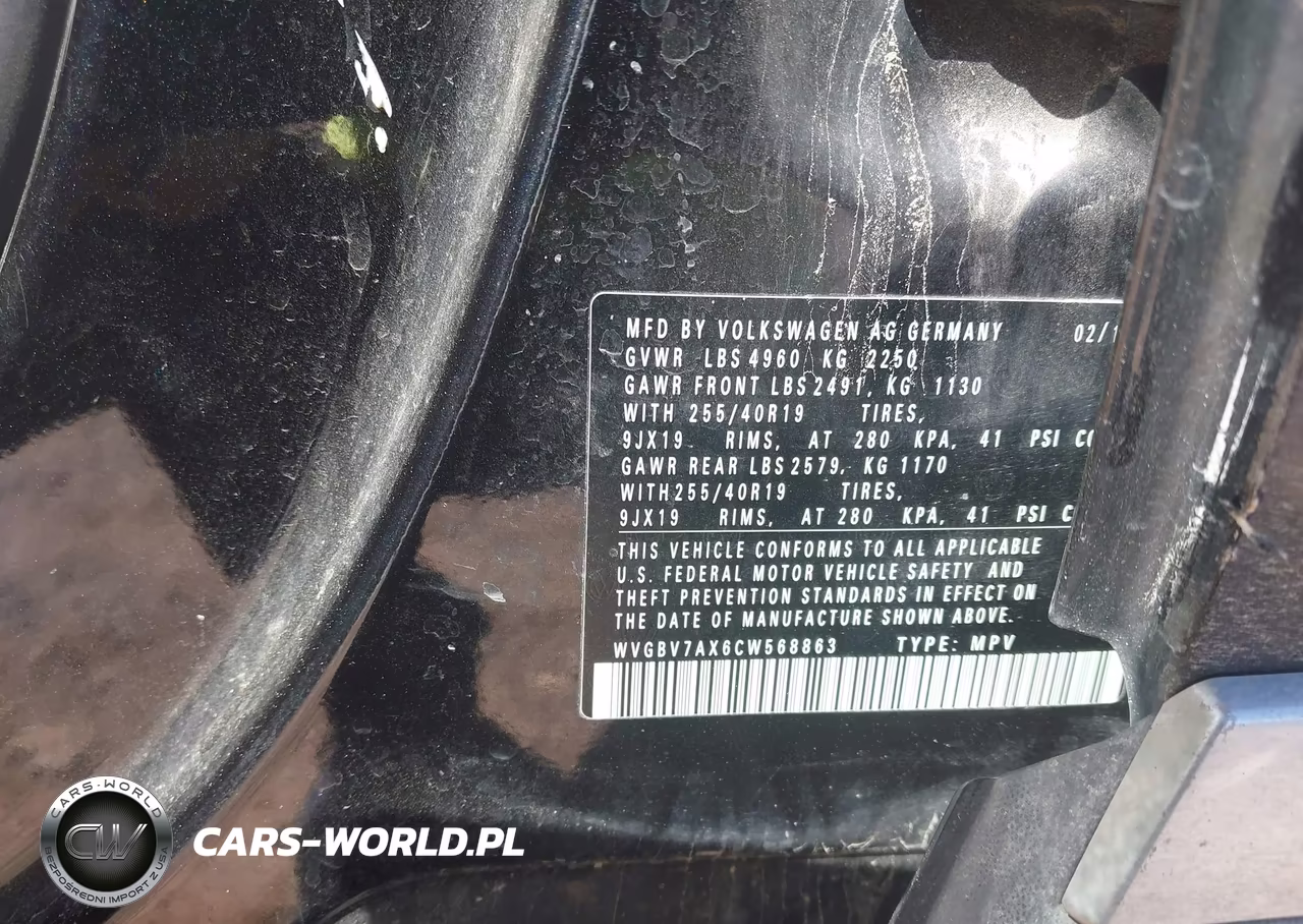 2012 Volkswagen Tiguan Sel VIN:WVGBV7AX6CW568863 - 9
