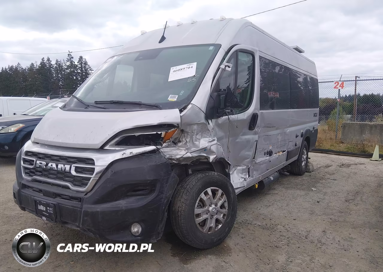 2023 Ram Promaster 3500 Window Van High Roof 159 Wb Ext VIN:3C6MRVUG8PE538451 - 2