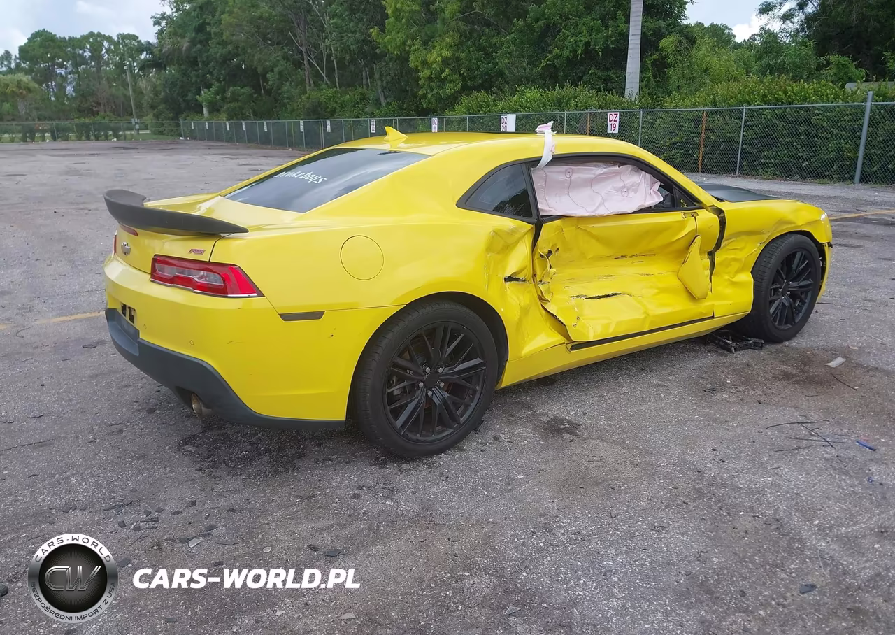 2015 Chevrolet Camaro 2Lt VIN:2G1FF1E32F9173706 - 4