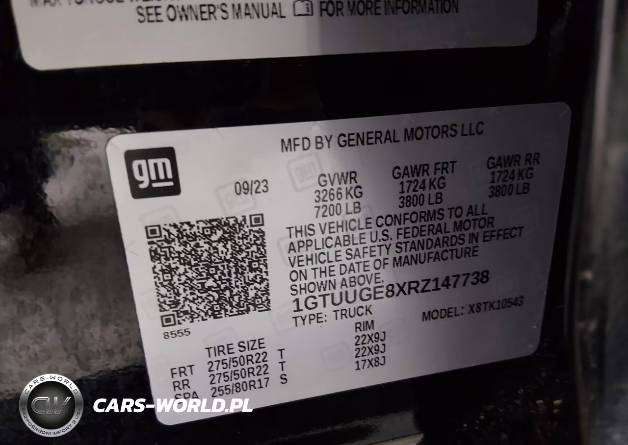 2024 GMC Sierra 1500 4Wd Short Box Denali VIN:1GTUUGE8XRZ147738 - 9