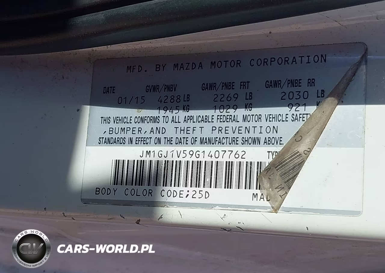 2016 Mazda Mazda6 I Touring VIN:JM1GJ1V59G1407762 - 9