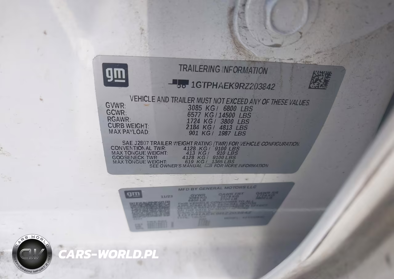 2024 GMC Sierra 1500 2Wd Short Box Pro VIN:1GTPHAEK9RZ203842 - 9
